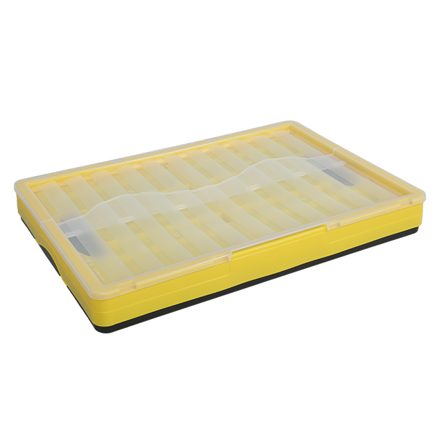 Caisse en plastique pliable pliable colorée
