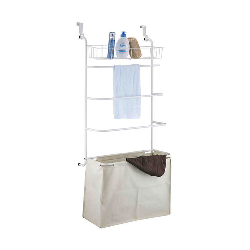 Rack de salle de bain sur la porte