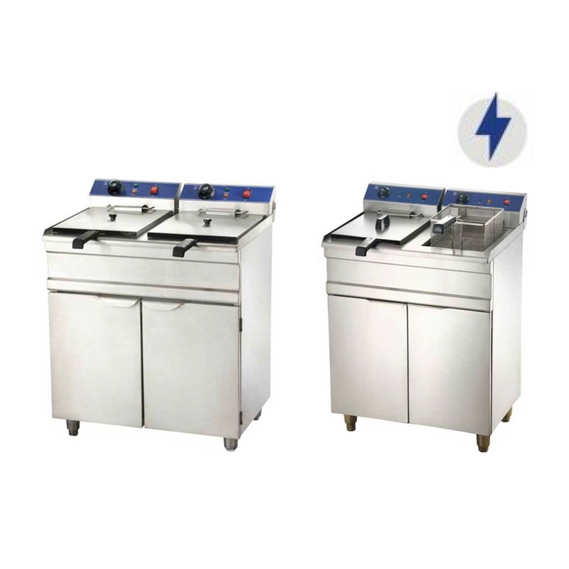 Fryer à gaz électrique commercial