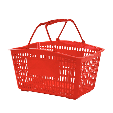26L Panier d'achat en plastique pour supermarché
