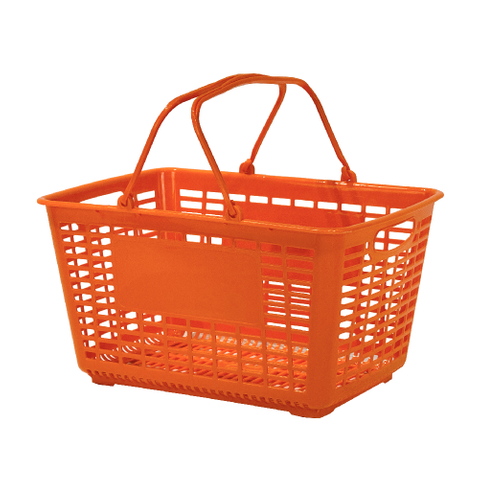 22L Panier d'achat en plastique pour le supermarché