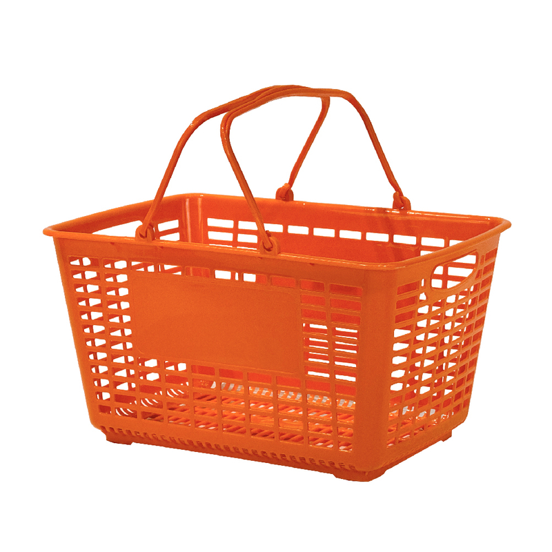 22L Panier d'achat en plastique pour le supermarché