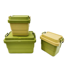 Voiture empilable de finition extérieure outils de camping grand secours portable à grande capacité portant 22L 50L Boîte de rangement