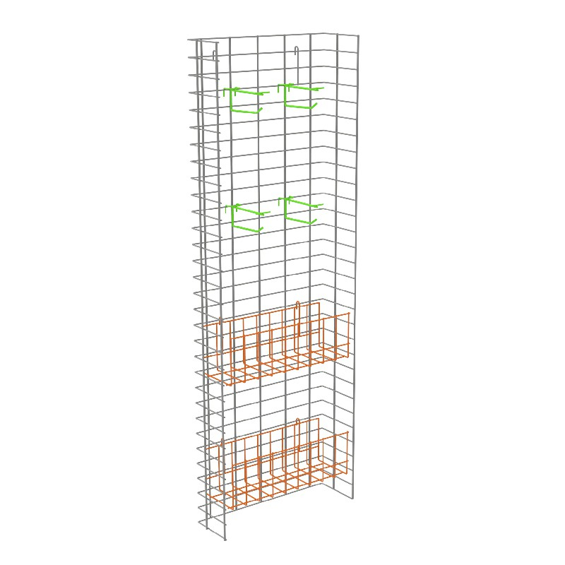 Mesh métallique pour la plate-forme des supermarchés