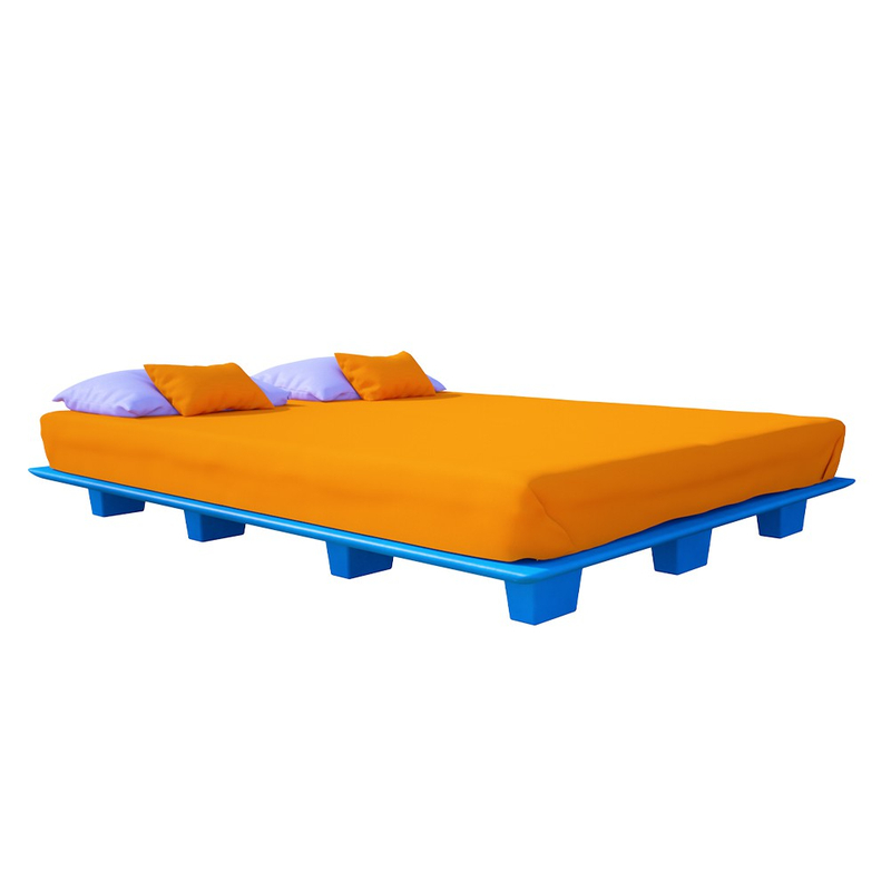 Grande palette en plastique ajusté pour le matelas