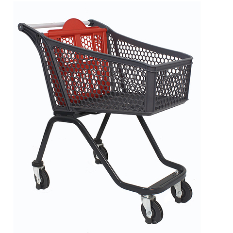 Cart d'achat en plastique 100L