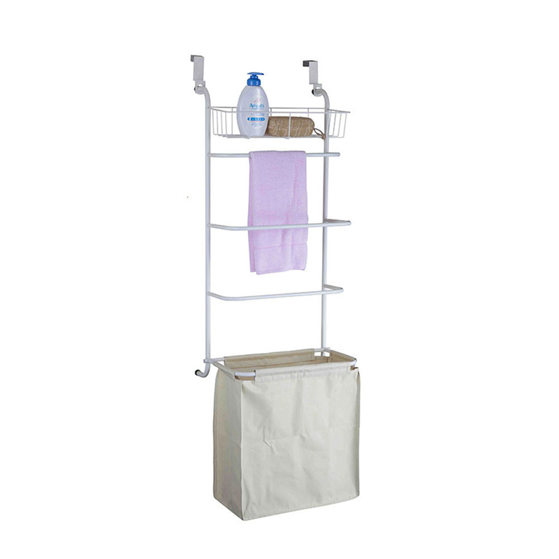Rack de salle de bain sur la porte
