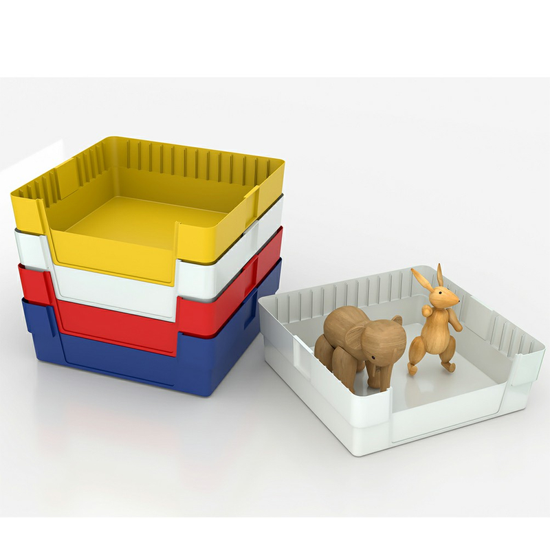 Bac de rangement en plastique