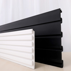 Système d'affichage de slatwall PVC