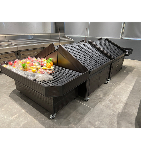 Support de fruits et légumes réglables noirs