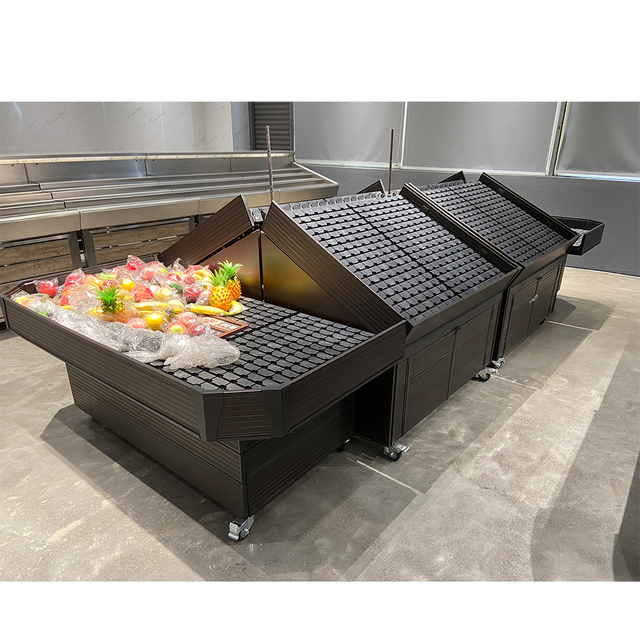 Support de fruits et légumes réglables noirs