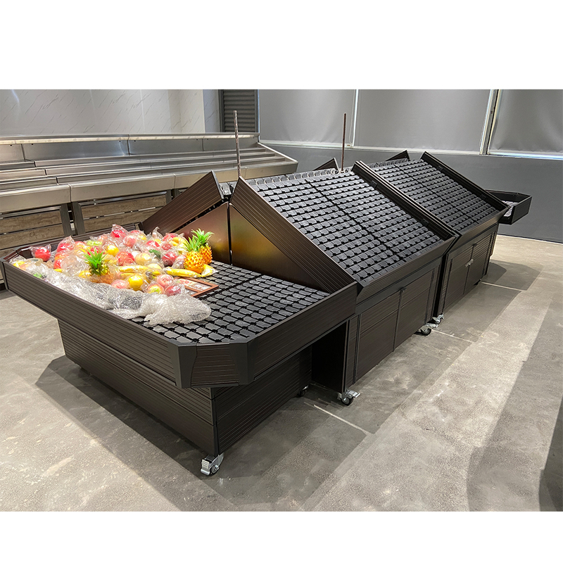 Support de fruits et légumes réglables noirs