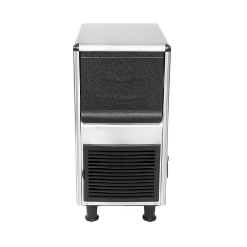 25-35 kg / 24h Balle Machine de création de glace commerciale refroidie à air avec poubelle de rangement
