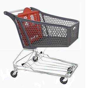 Cart d'achat en plastique standard 100L