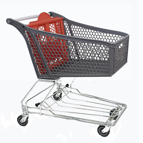 Cart d'achat en plastique standard 100L