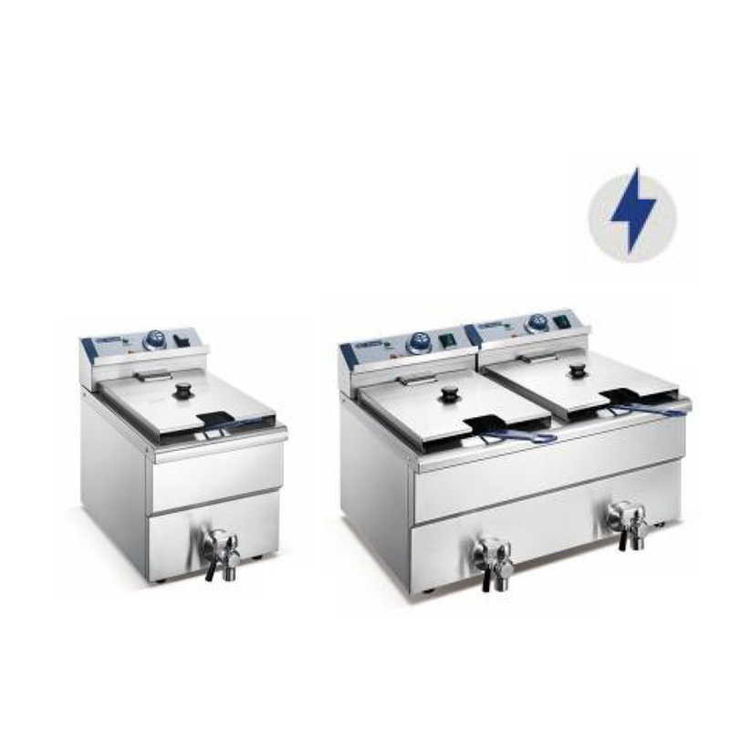 Fryer à gaz électrique commercial