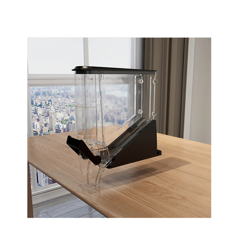 Dispensateur de bacs de gravité des aliments secs en vrac en vrac