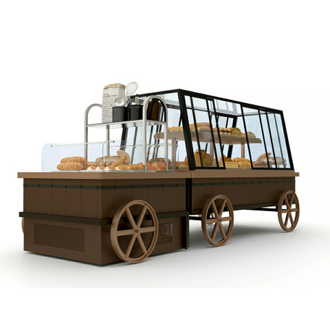 Chariot d'affichage à pain