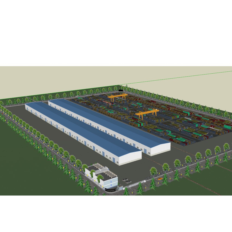Supermarché de la structure en acier
