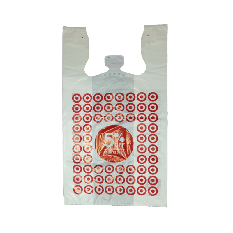 Sac t-shirt en plastique Virgin Resin Recycled Open Open