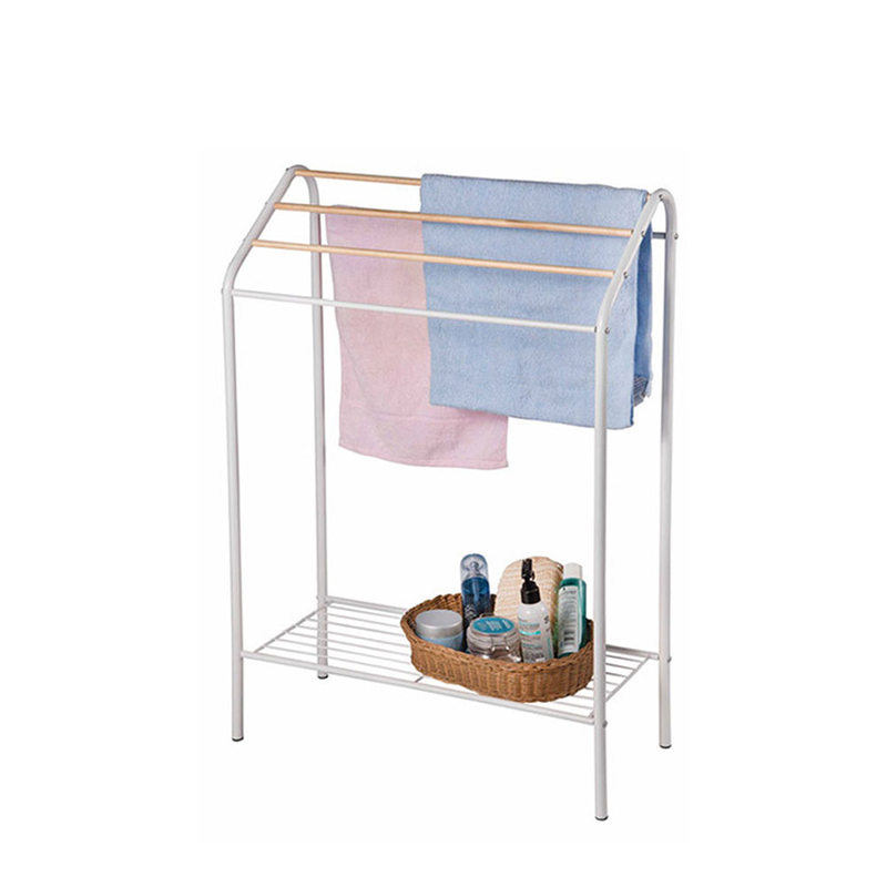 Rack de serviettes autoportante pour salle de bain