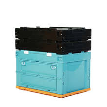 Bac de rangement pliable durable avec couvercle attaché