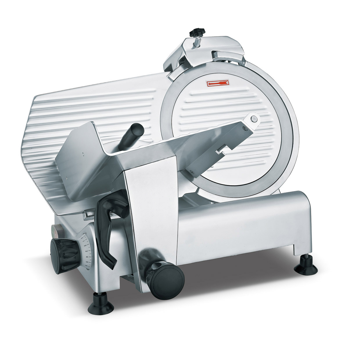420 W en acier inoxydable électrique épaisseur réglable Deli Slicer de viande alimentaire