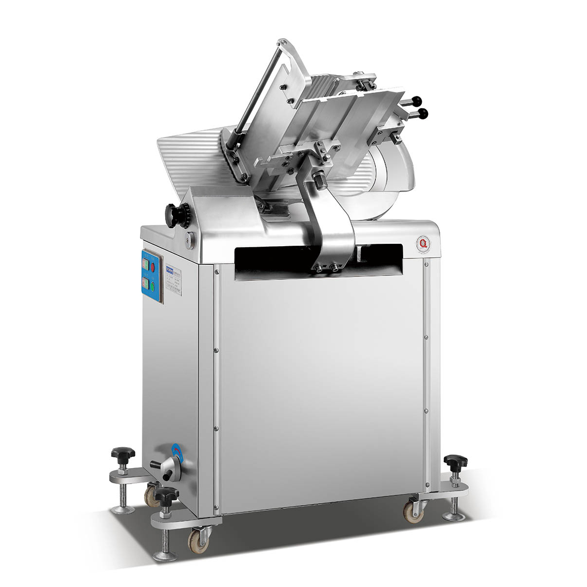 Automatique 750W en acier inoxydable électrique épaisseur réglable Deli Slicer de viande alimentaire