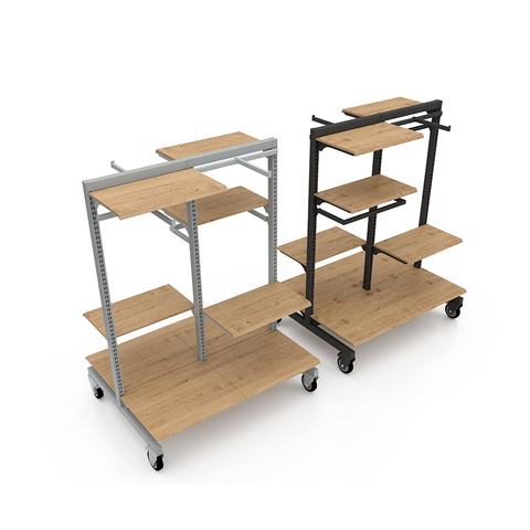Support de vêtements en bois