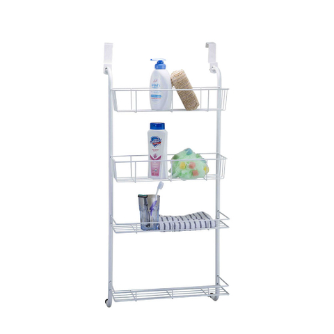 Rack de salle de bain sur la porte