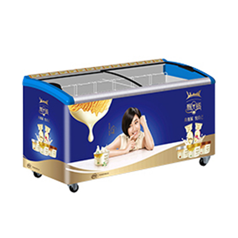 Congélateur de coffre à la crème glacée
