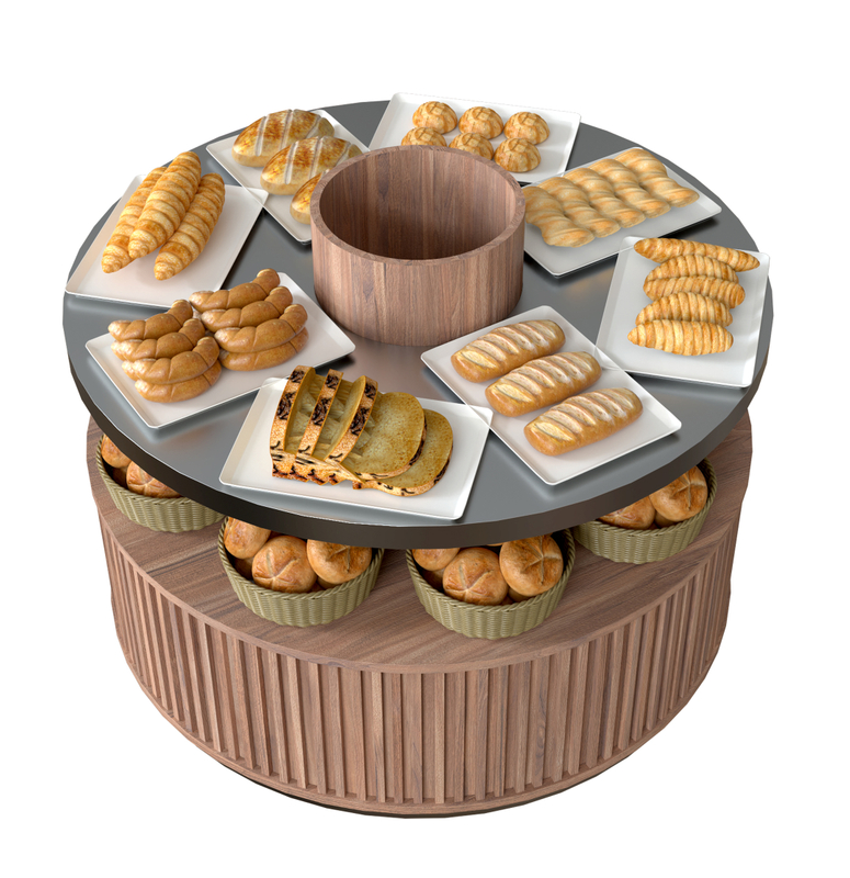 Table de promotion ronde