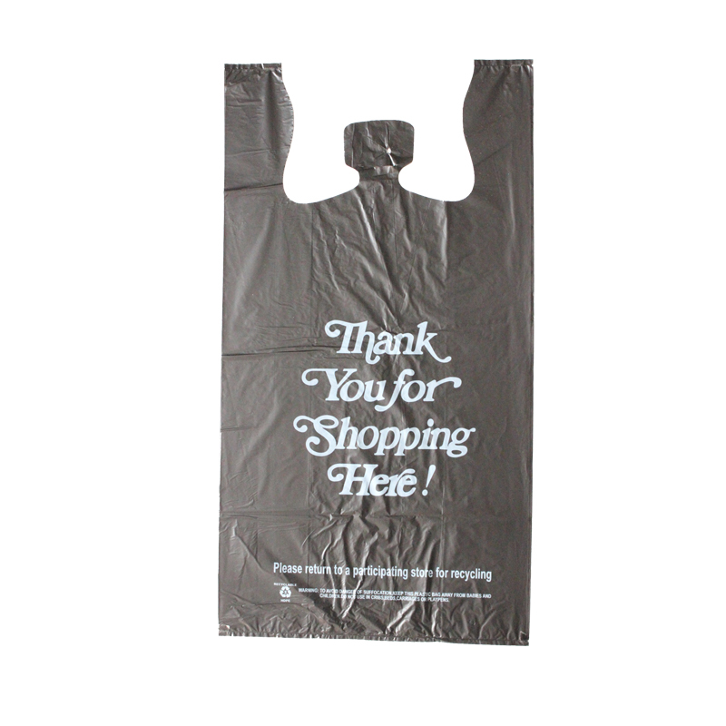 Sac t-shirt en plastique Virgin Resin Recycled Open Open