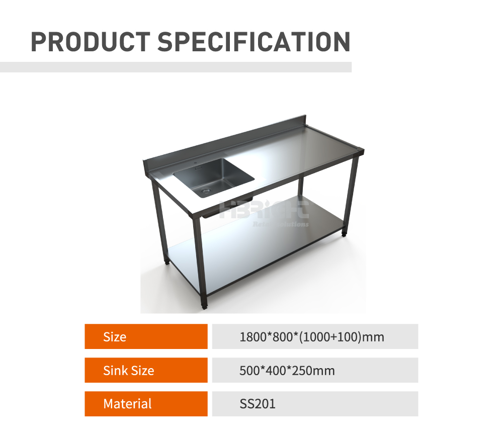 Tableau en acier inoxydable 2