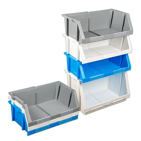Entrepôt empilable et nichable Boîte de promotion de bacs de stockage en plastique