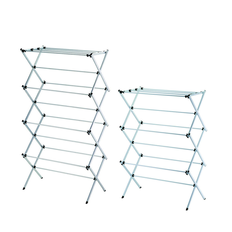 Rack à linge roulant avec panier