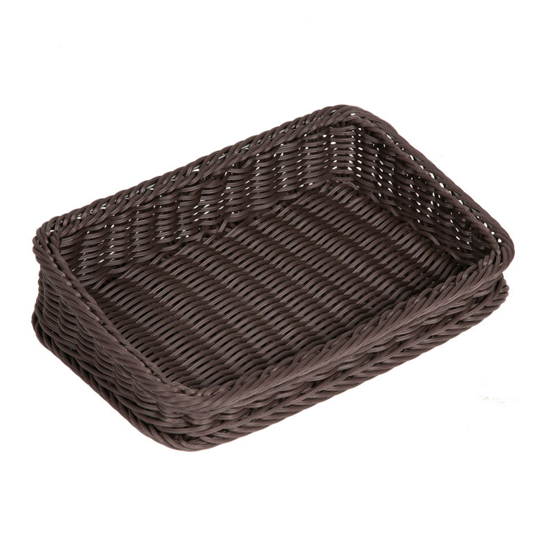 Panier de rotin de pente pour affichage des fruits et légumes