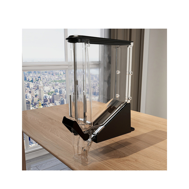 Dispensateur de bacs de gravité des aliments secs en vrac en vrac