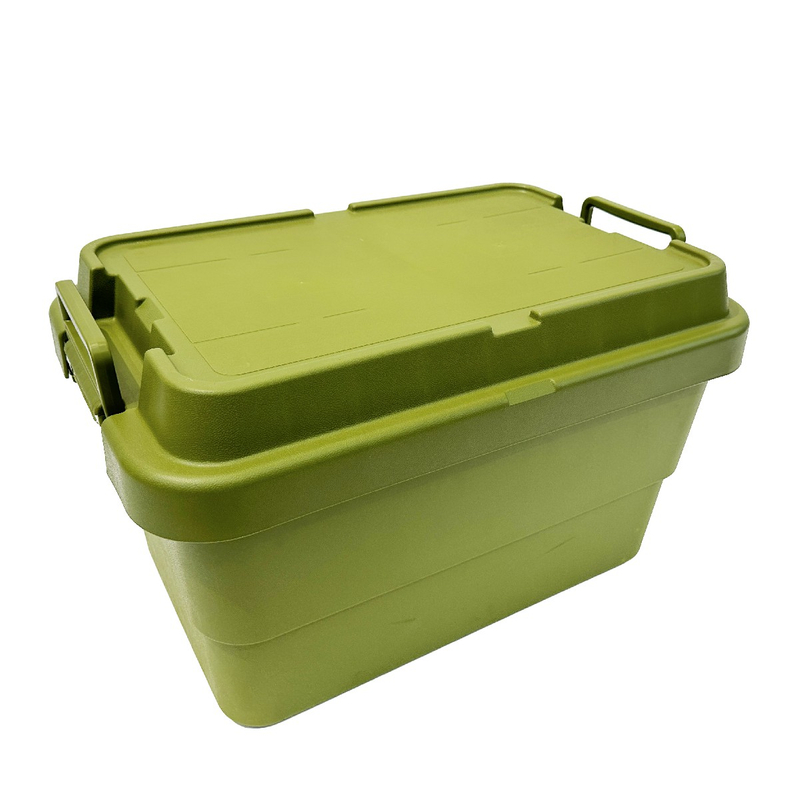 Voiture empilable de finition extérieure outils de camping grand secours portable à grande capacité portant 22L 50L Boîte de rangement