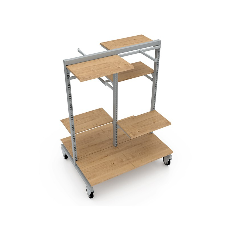 Support de vêtements en bois