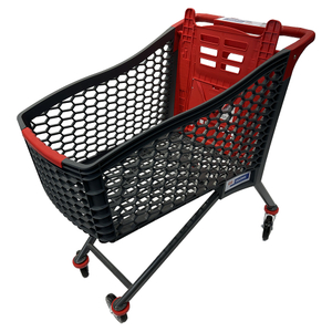 Chariot de magasinage de supermarché en plastique léger pour l'épicerie