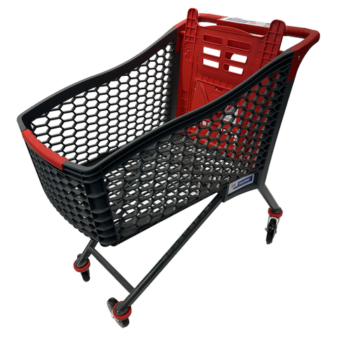 Chariot de magasinage de supermarché en plastique léger pour l'épicerie