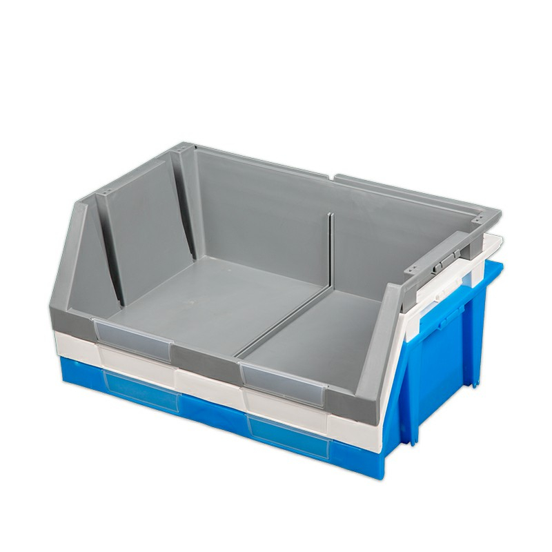 Entrepôt empilable et nichable Boîte de promotion de bacs de stockage en plastique