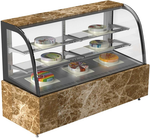 2 ~ 8 ℃ Réfrigérateur d'affichage d'armoire à gâteaux personnalisé 