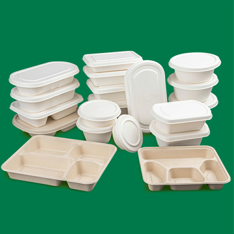 Boîte de repas adaptée à l'éco dégradable
