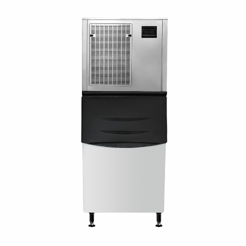300-800 kg / 24h Floke de type modulaire de type Air refroidi Machine de créateur de glace avec poubelle de rangement