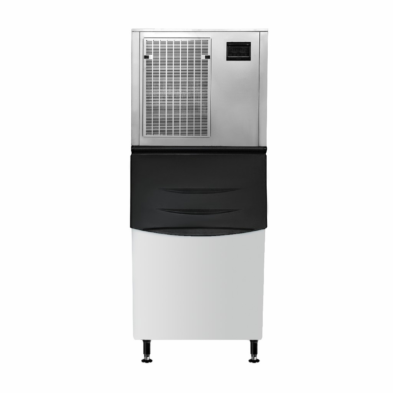 300-800 kg / 24h Floke de type modulaire de type Air refroidi Machine de créateur de glace avec poubelle de rangement
