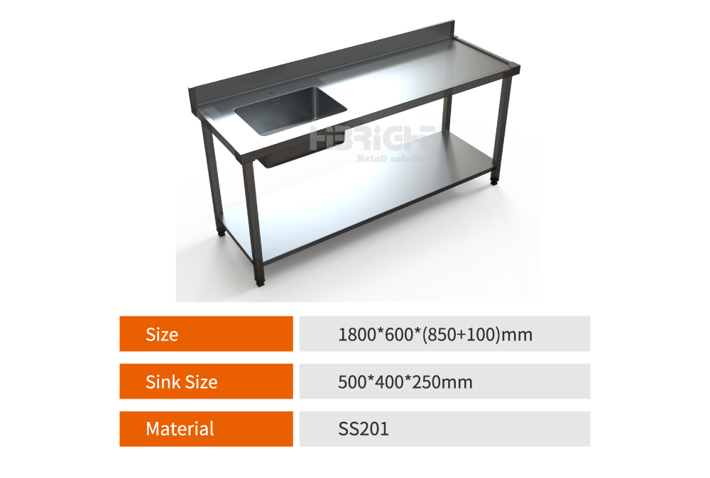 Tableau en acier inoxydable 3