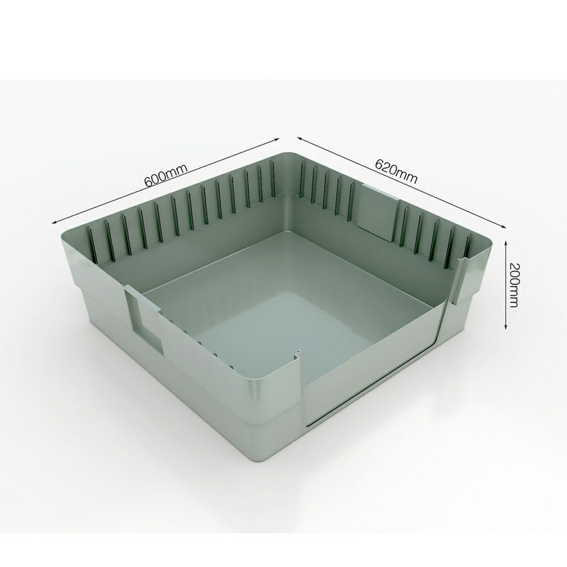 Bac de rangement en plastique