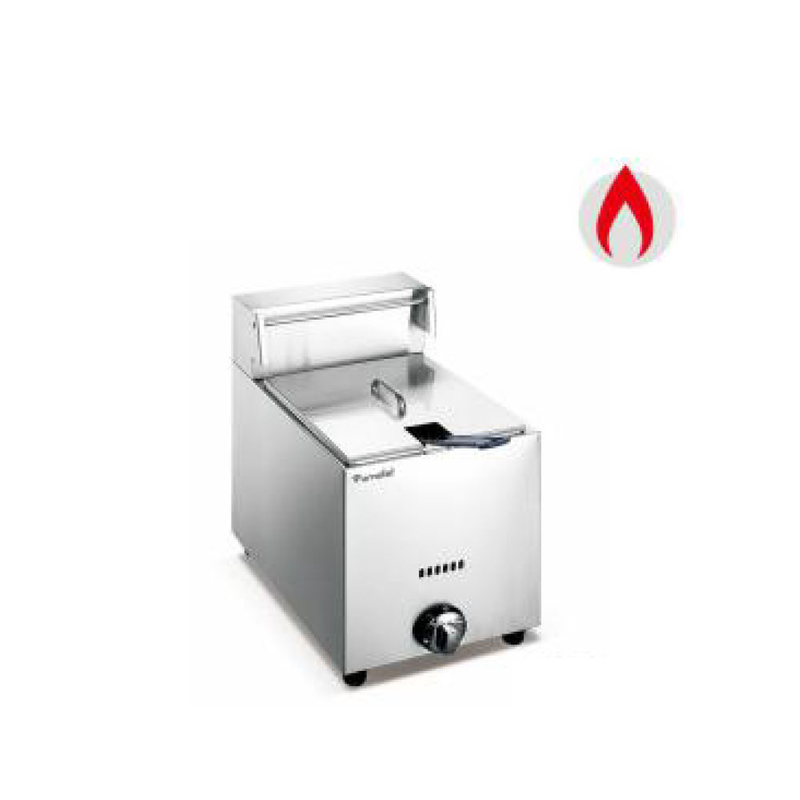 Friteuse à gaz commercial